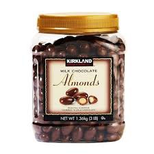 Chocolate hạnh nhân Kirkland Milk Chocolate Almonds 1,36kg