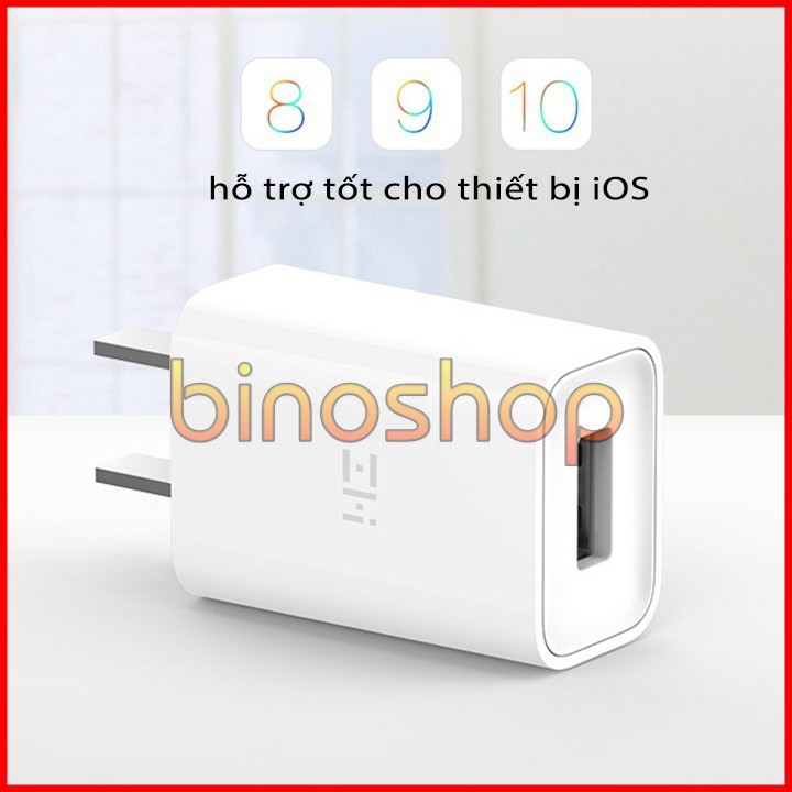 Sạc nhanh 5V - 2A chính hãng ZMI AP611