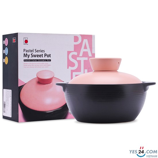 Nồi Gốm Sứ Pastel Ceramic Donghwa 720ML - H1402-01