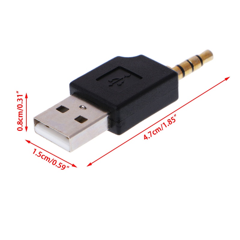 Cáp Chuyển Đổi Cổng 3.5mm Sang USB 2.0 Cho Apple Shuffle 1st 2