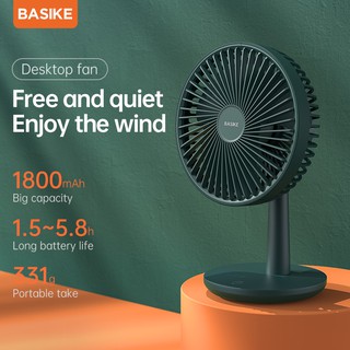 Quạt Nhỏ BASIKE-FA08 Điều Chỉnh Ba Tốc Độ Gió Số 1 5.8 Giờ Số 2 2.5 Giờ Số 3 1.5 Giờ Kèm Cáp Sạc