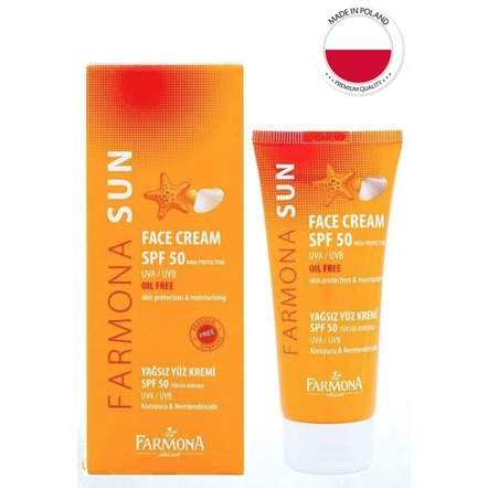 Kem Chống Nắng Không Chứa Dầu Farmona Sun Face Cream SPF50 Oil Free (50ml)