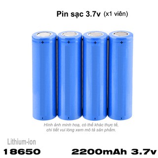 1 viên pin sạc 3.7v li-ion nhiều dung lượng 1200mah - 2200mah