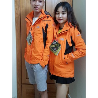 Áo gió 2 lớp TNF cao cấp giá sốc màu cam