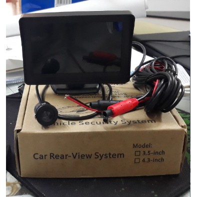 Bộ màn hình đặt taplo và camera lùi cho xe  ô tô, camera lùi 12-24V,vỏ bằng hợp kim chống va đập, chống nước
