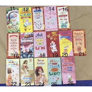 [SALE SẬP SÀN] phong bao lì xì tết nhiều mẫu hình