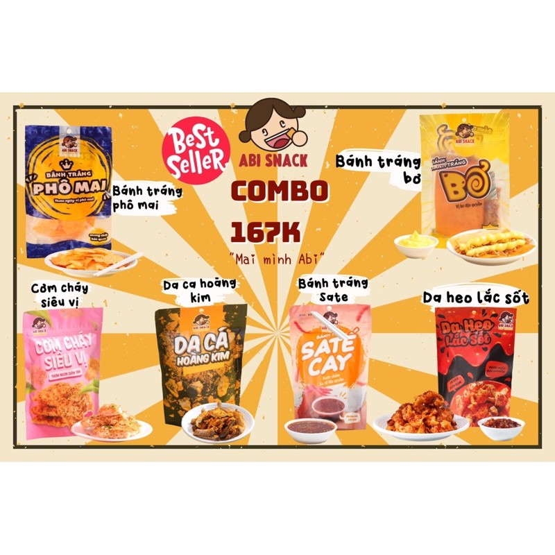 MỚI COMBO BÁN CHẠY BEST SELLER 6 BỊCH BÁNH TRÁNG ABI | BigBuy360 - bigbuy360.vn