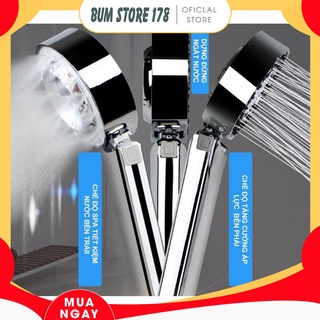 Vòi sen tắm tăng áp nước 2 mặt Nhật Bản - Vòng 2 mặt Tiết Kiệm Nước,tạo Áp Suất Tay Cầm,Đầu Vòi Hoa Sen Tăng Áp