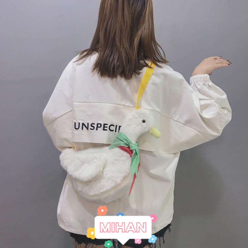 Túi Tote Lông Xù Mềm Mại Đeo Vai MIHAN1 Cho Nữ