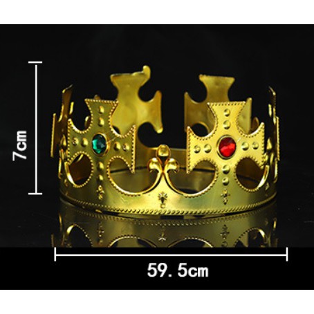 Vương Miện hóa trang Vua-Hoàng hậu-Công chúa-Hoàng tử cho trẻ em và người lớn