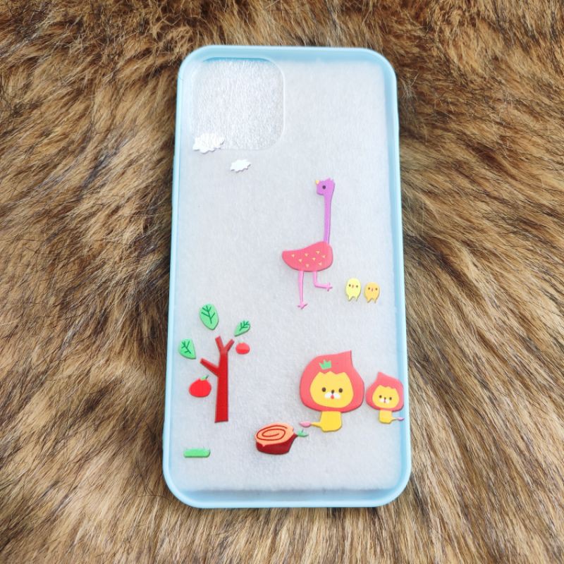 Ốp ngẫu nhiên viền màu Iphone in hình dễ thương dòng máy 7P--&gt;12promax