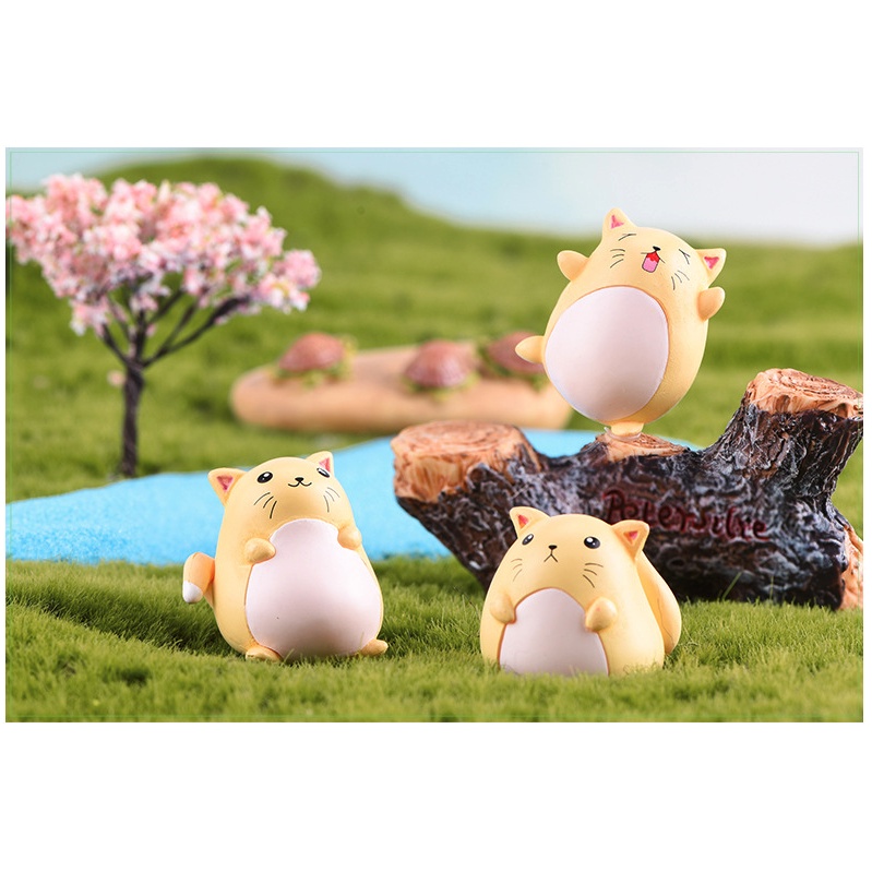 Chuột lang dễ thương trang trí | Hamster trang trí tiểu cảnh sen đá, sân vườn, giao mẫu ngẫu nhiên