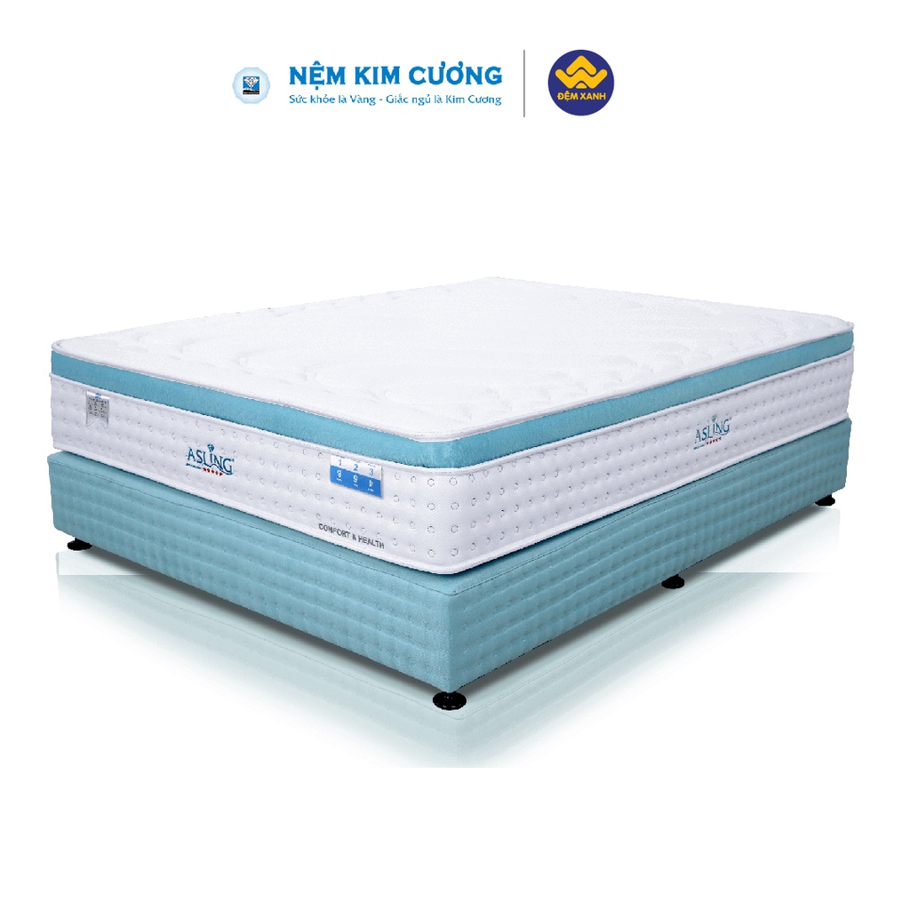 Đệm lò xo Kim Cương AsLing 5 sao