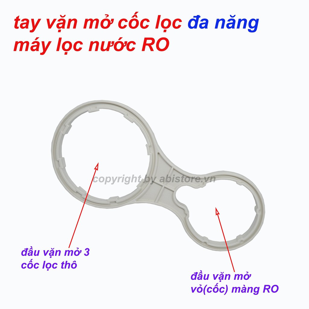 TAY VẶN CỐC LỌC NƯỚC MÁY R.O, TAY VẶN MÀN LỌC NƯỚC R.O