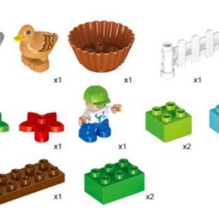 Bộ Lắp Ghép Vườn Thú Vui Nhộn Gorock 1002