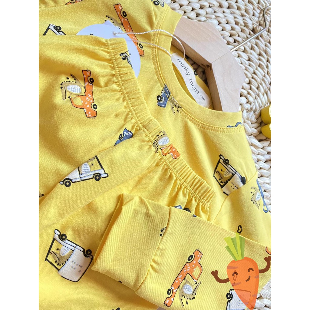 Sale !!! Bộ Dài Cotton Cao Cấp Họa Tiết Ô TÔ-Khủng Long Cho Bé (Size 6-19kg) MKM02