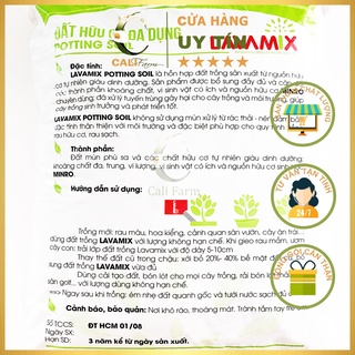 Đất Sạch Lavamix 6.5dm Trồng Rau, Hoa Kiểng