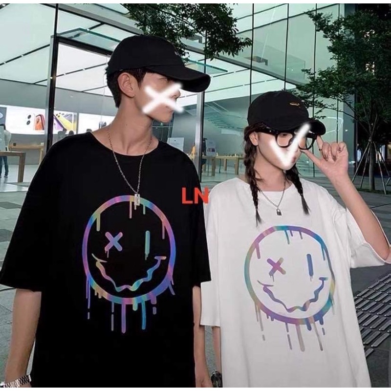 Áo mặt cười XI tan chảy phản quang DA6