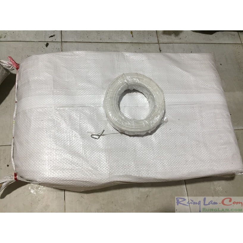 Dây kẽm bọc nhựa  buộc lan và buộc đồ gia dụng nguyên cuồn 1kg.