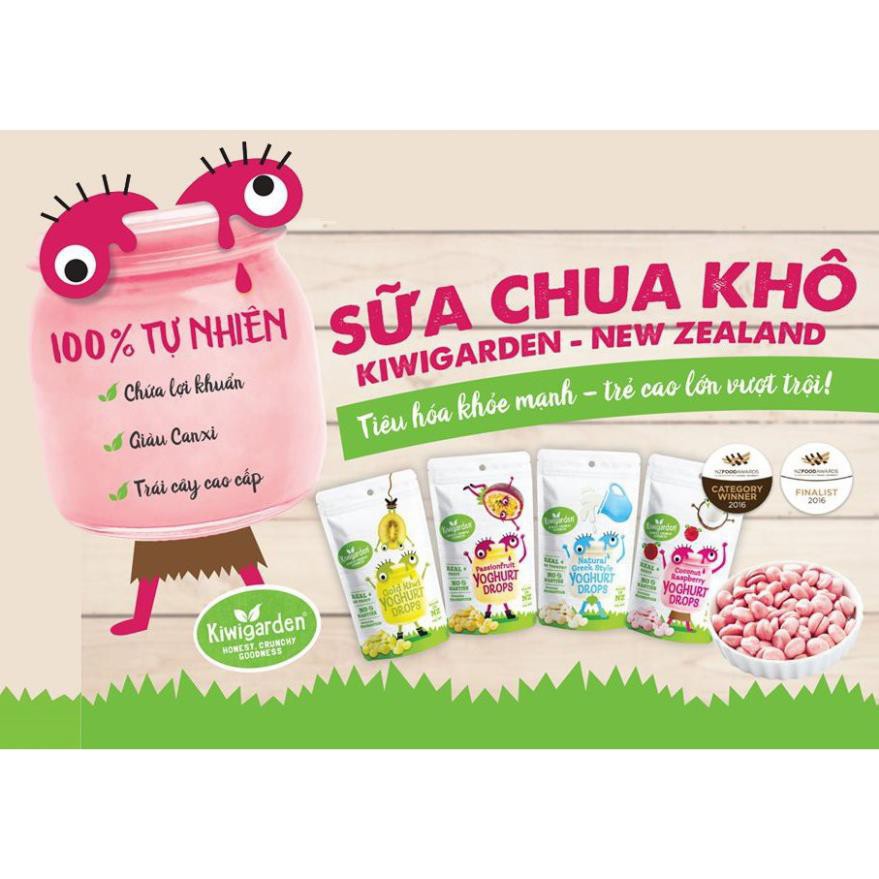 (Shop uy tín) hàng nhập khẩu Sữa chua khô ăn dặm Kiwigarden đủ vị cho bé 7 tháng tuổi (Hàng chuẩn Công ty)