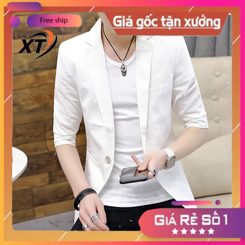 Áo Vest, Vest nam tay lỡ thiết kế không đụng hàng cách điệu, lịch lãm sang trọng, Vải poly cao cấp H48