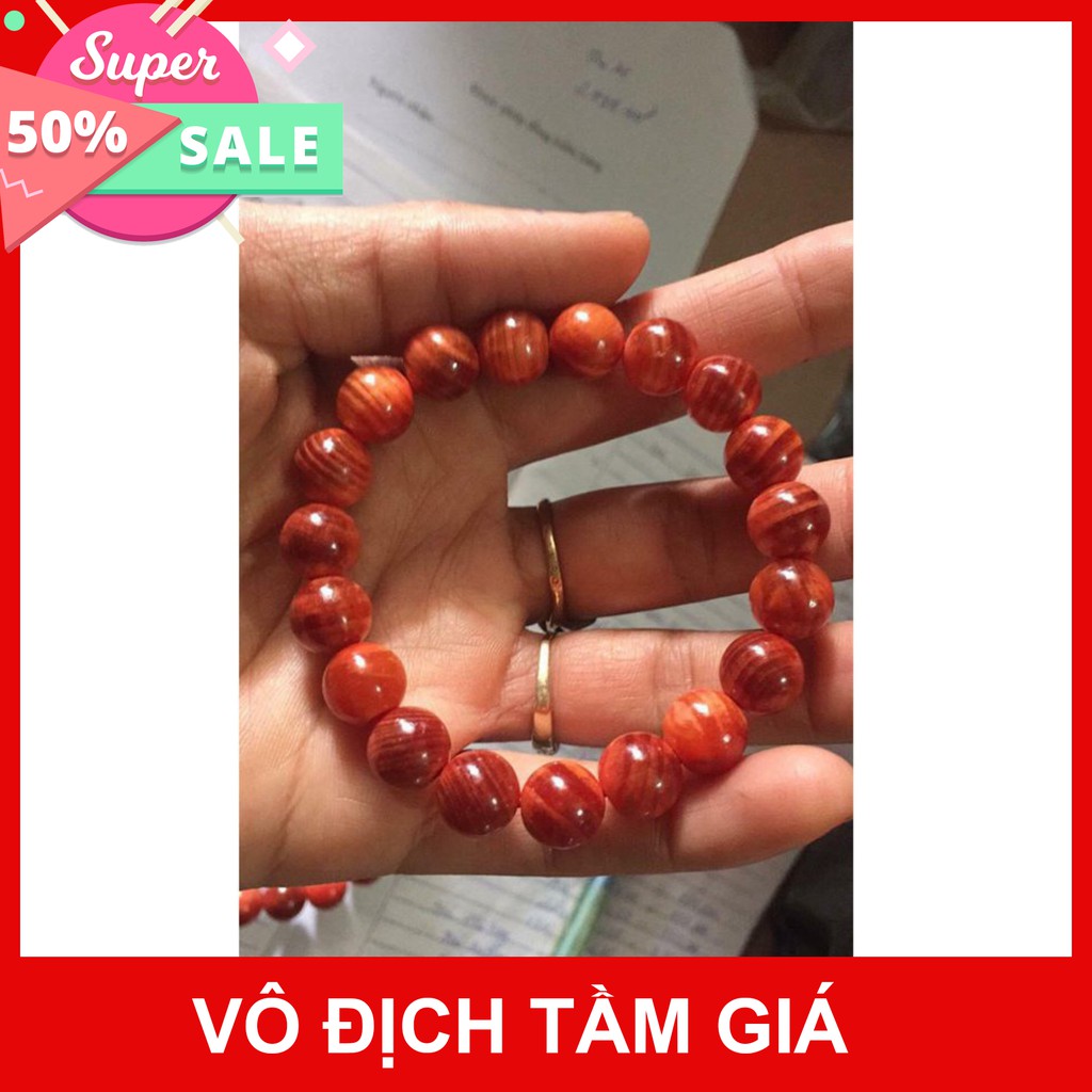 ((HOT )) Vòng đeo tay gỗ huyết long nu