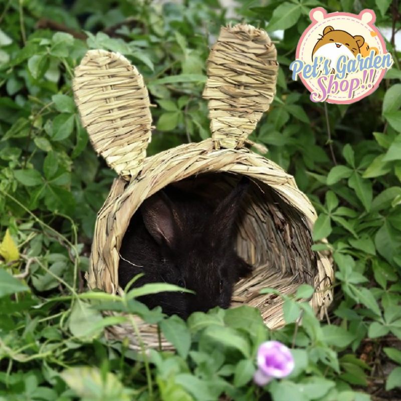 Ổ ngủ rơm tai thỏ cho thỏ, bọ ú, sóc, chinchilla...