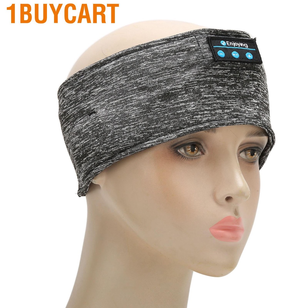 1buycart Wireless Sleep Headphones Ultra Thin HD Stereo Speakers Bluetooth Sports Headband for Sleeping Workout