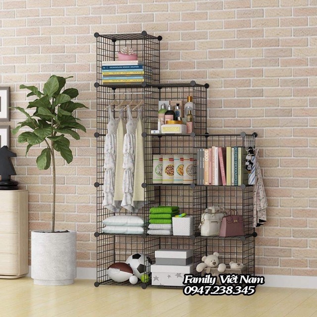 bán chạy nhất Lưới sắt thép lắp ghép đa năng 35x35 cm (KTẶNG KÈM CHỐT NỐI) siêu tiện ích