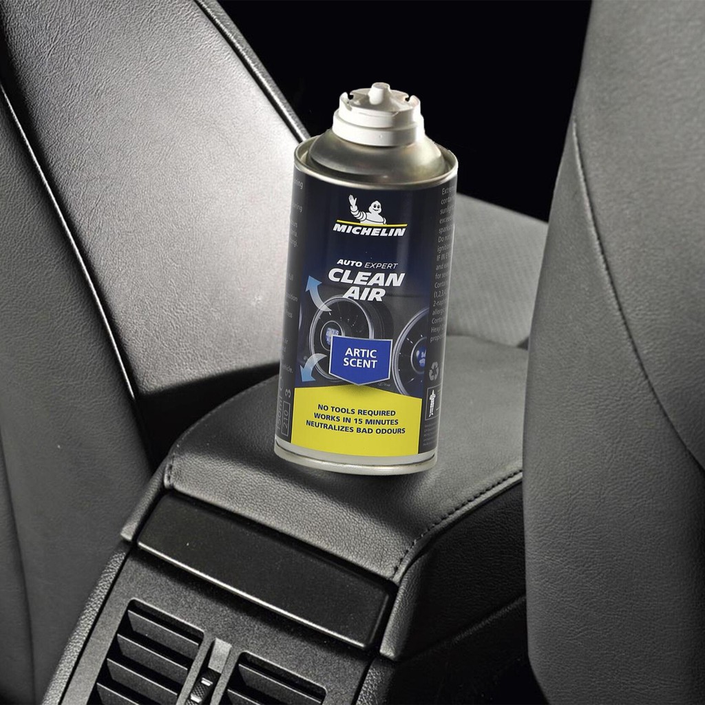 Chai Xịt Khử Mùi và Khử Trùng Máy Lạnh Ô Tô MICHELIN W31449 làm sạch không khí vệ sinh điều hòa xe hơi (hàng chính hãng)