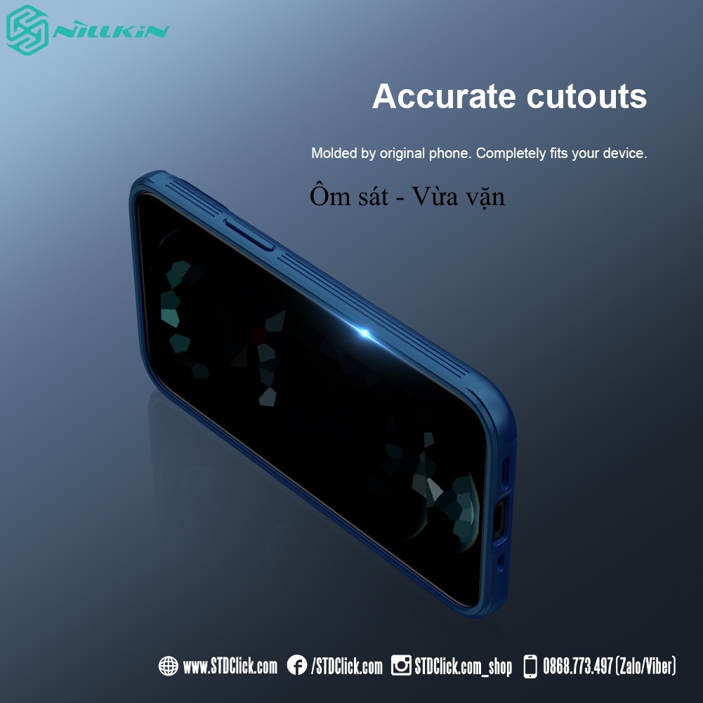 ỐP LƯNG IPHONE 13 NILLKIN CAMSHIELD PRO BẢO VỆ CAMERA CHÍNH HÃNG