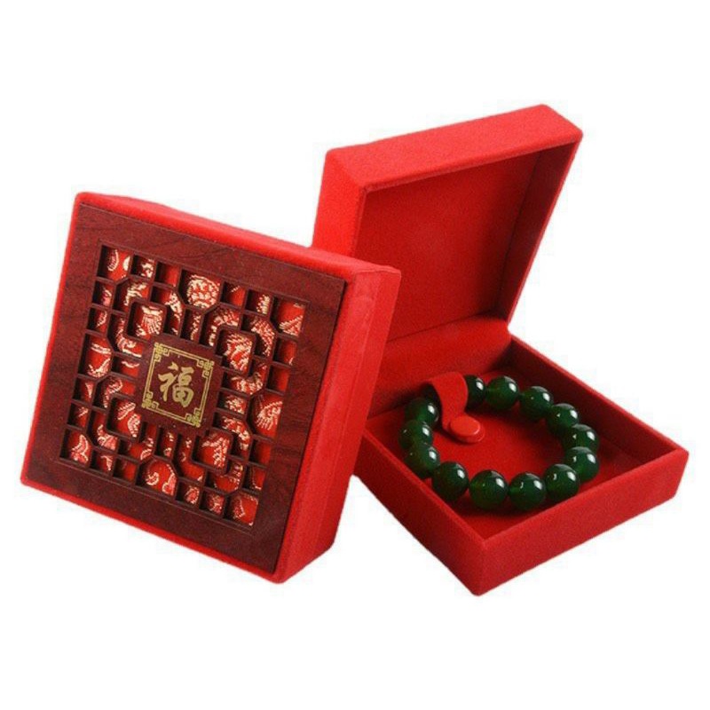 Hộp Nhung Chữ Phúc Đựng Vòng, Trang Sức Đẹp.