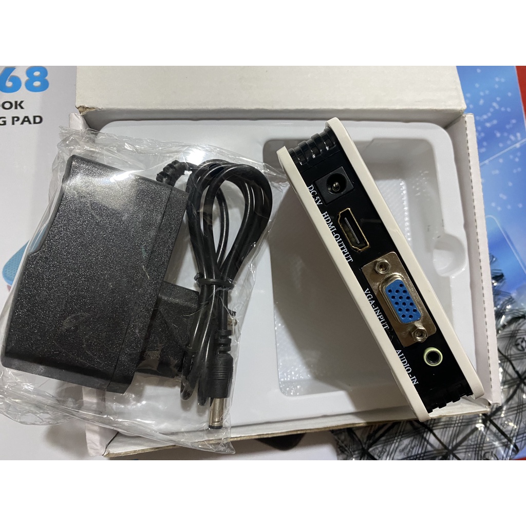 Cáp chuyển đổi VGA sang HDMI Có Audio Uteck BH 12 tháng Bộ chuyển đổi Vga to HDMI Hàng NK BH 6 Tháng VNET