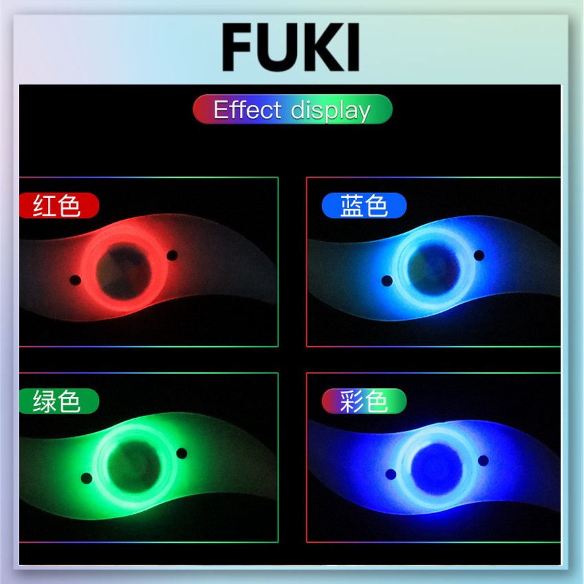 Đèn led gắn bánh xe đạp đèn led gắn van xe đạp tiện dụng FUKI