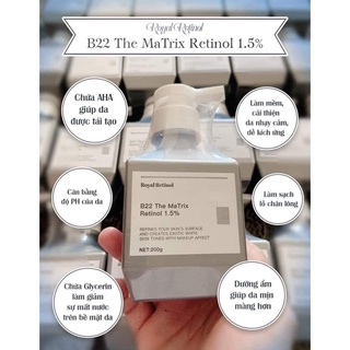 LOTION DƯỠNG TRẮNG 𝐑𝐨𝐲𝐚𝐥 𝐑𝐞𝐭𝐢𝐧𝐨𝐥 𝗕𝟮𝟮 - 𝗧𝗵𝗲 𝗠𝗮𝘁𝗿𝗶𝘅