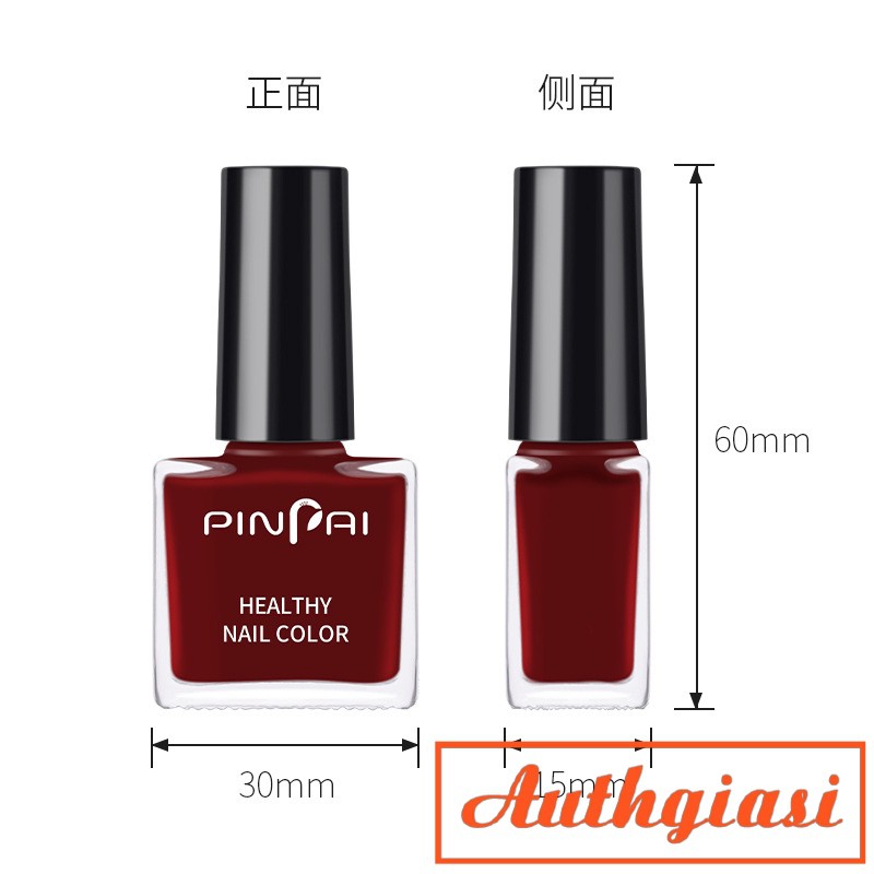 Sơn móng tay PINPAI HEALTHY COLOR Nail Polish Professional Nail Art 6ml