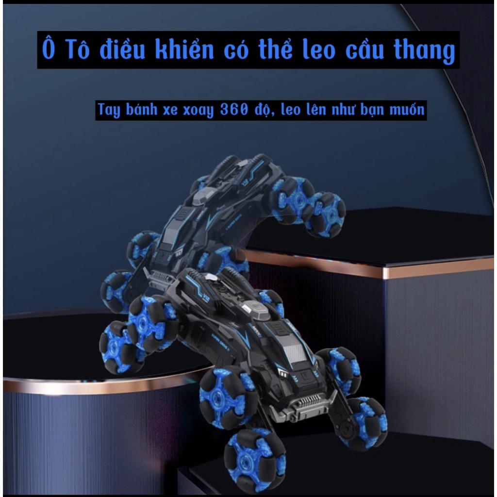 Xe Ô Tô 8 Bánh Điều Khiển Từ Xa, Cảm Biến, Biến Dạng Bánh Vượt Địa Hình