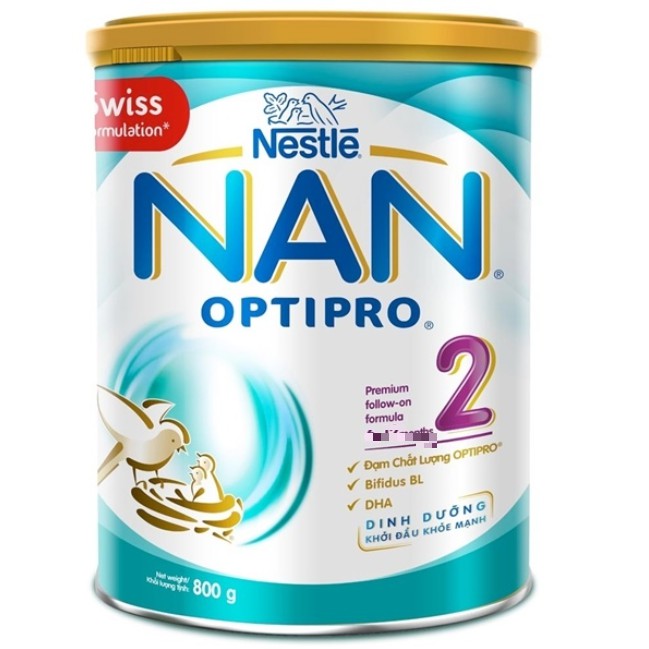 Sữa bột Thuỵ Sĩ Nan Optipro số 2 800g