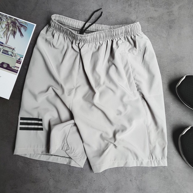 Quần đùi nam thể thao quần short thể thao vải gió dù mát nhẹ QĐ18
