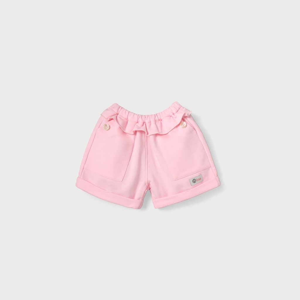 Quần short thun BAA BABY bèo nhún cho bé gái từ 1-7 tuổi - GT-QU23N