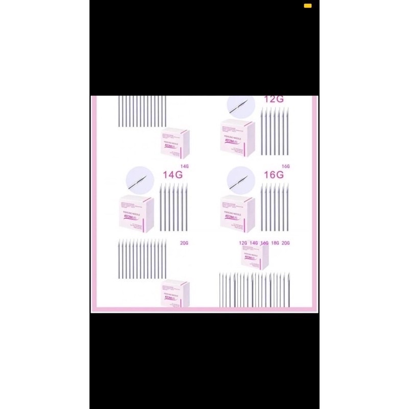 Kim xỏ khuyên sỉ lẻ (12g-14g-16g)