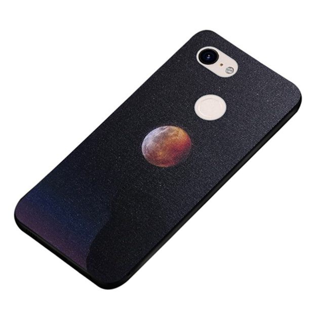 Google Pixel 2 3 XL Moon Silicon Case