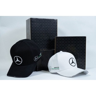 Nón Mercedes Đen Compact Cotton Cao Cấp