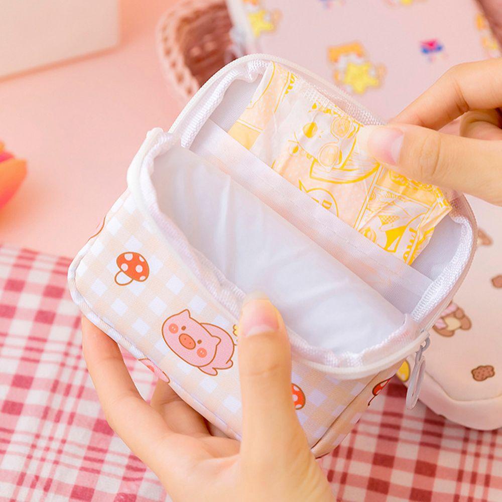 BORAG Ví Đựng Tiền Xu / Thẻ / Tai Nghe Làm Đẹp Tiện Dụng