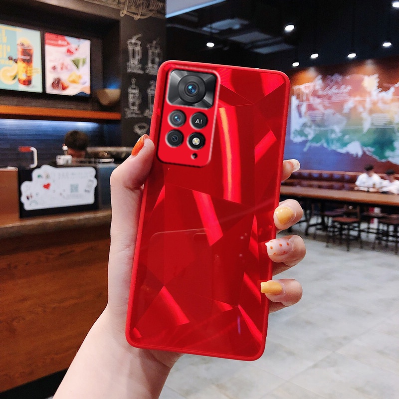 Ốp Điện Thoại Họa Tiết Kim Cương 3D Sang Trọng Cho Xiaomi Redmi Note 11 4G 11S 5G Redmi Note 11E Pro Note11