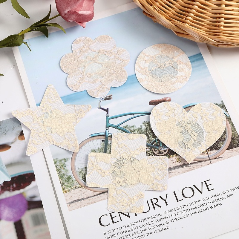 Bộ 6 Miếng Dán Nhũ Hoa Levao Nhiều Kiểu Dáng Dùng Một Lần Cho Nữ