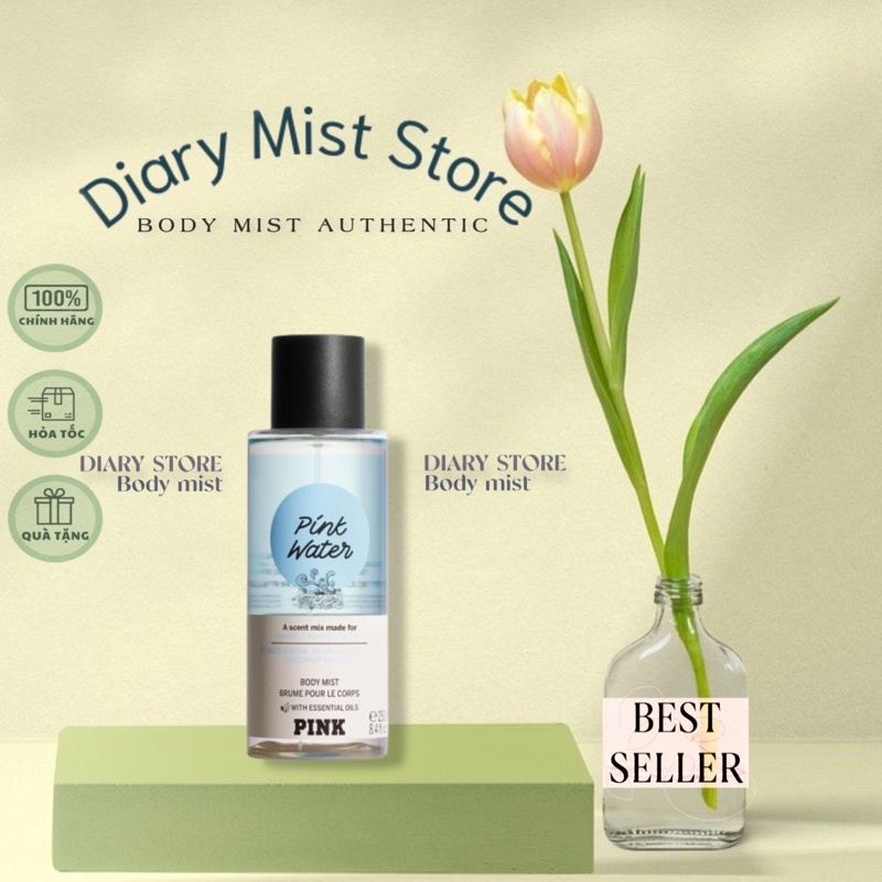 𝐃𝐢𝐚𝐫𝐲𝐦𝐢𝐬𝐭.𝐬𝐭𝐨𝐫𝐞 Xịt thơm toàn thân Pink Victoria's Secret Pink Water