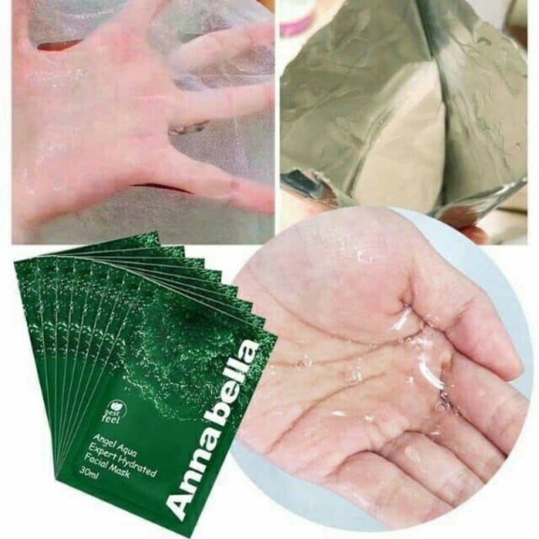 Hộp mặt nạ đắp tảo biển Anna Bella 10 Miếng dưỡng trắng da ban đêm mờ thâm ngừa mụn Hàn Quốc - Queen Beauty | BigBuy360 - bigbuy360.vn