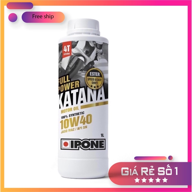 Dầu nhớt IPONE FullPower Katana 10w40 chính hãng nhập khẩu Pháp