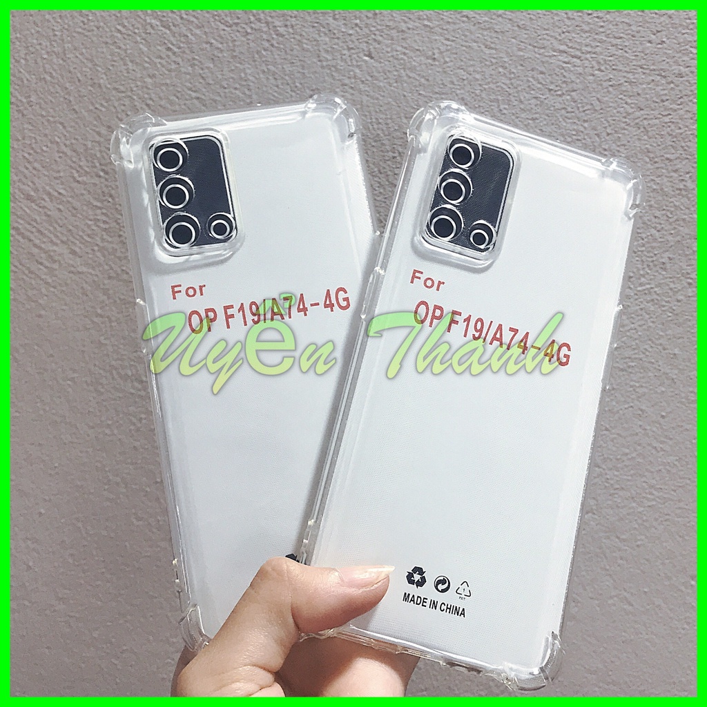 Ốp lưng silicon chống va đập Oppo F19 / A74 4G